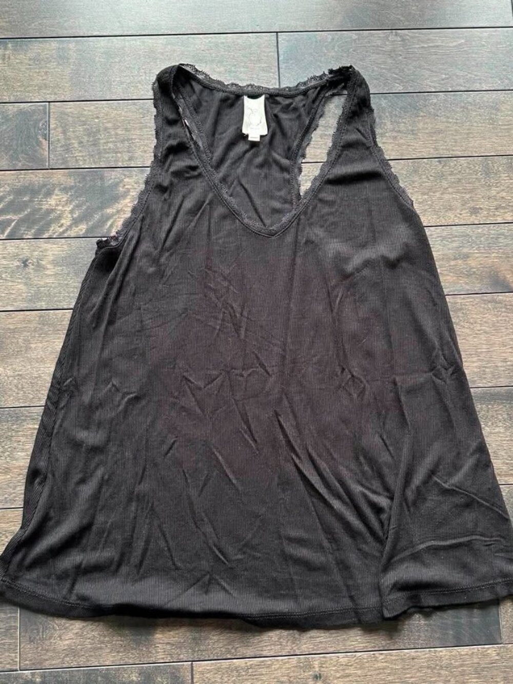 Anthropologie Eloise Lace Trim Loose Tank